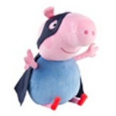 Plyš Beanie Babies Lic Peppa Pig - George Superhero