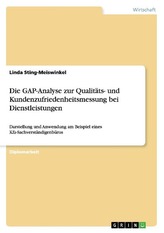 Die GAP-Analyse zur Qualitäts- und Kundenzufriedenheitsmessung bei Dienstleistungen