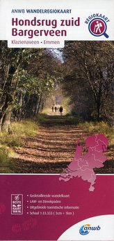 Hondsrug zuid - Bargerveen (Klazienaveen / Emmen) 1 : 33 000