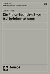 Die Preiserheblichkeit von Insiderinformationen