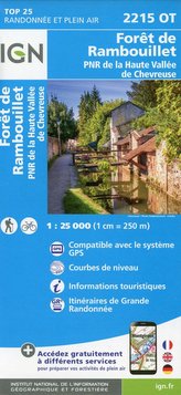 Forêt de Rambouillet.PNR de La Haute Vallée de Chevreuse 1:25 000