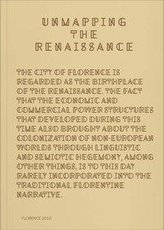 Unmapping the Renaissance