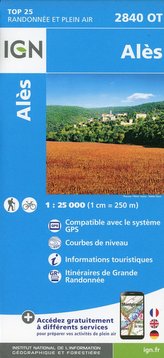 Alès 1:25 000