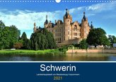 Schwerin - Landeshauptstadt von Mecklenburg-Vorpommern (Wandkalender 2021 DIN A3 quer)