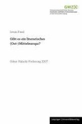 Gibt es ein literarisches (Ost-) Mitteleuropa?