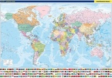 Svět nástěnná politická mapa