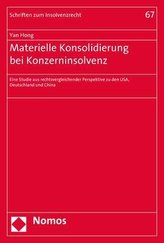 Materielle Konsolidierung bei Konzerninsolvenz