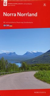 Norra Norrland Bil & Turistkarta Nr 6 1:250 000