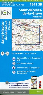 St-Nicolas-de-la-Grave.Miradoux 1:25 000