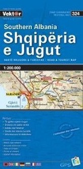 Albanien Süd Straßenkarte 1 : 200 000 GPS