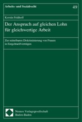 Der Anspruch auf gleichen Lohn für gleichwertige Arbeit