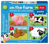 Moje první puzzle Na farmě 2/3/4/5 dílků
