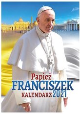 Kalendarz 2021 Ścienny papież Franciszek ekonom.