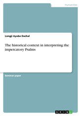 The historical context in interpreting the impercatory Psalms