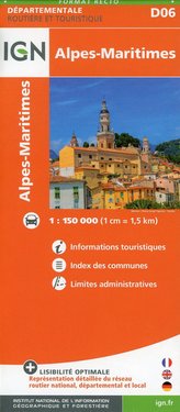 Alpes Maritimes 1:150 000