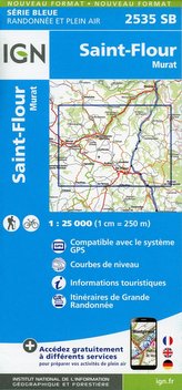 Saint-Flour. Murat 1:25 000