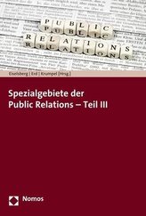 Spezialgebiete der Public Relations - Teil III
