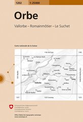 Swisstopo 1 : 25 000 Orbe