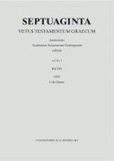 Septuaginta. Vetus Testamentum Graecum. Auctoritate Academiae Scietiarum Gottingensis editum / Septuaginta. Band 4,3