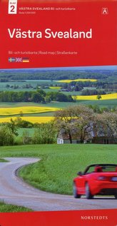 Västra Svealand Bil & Turistkarta Nr 2 1:250 000