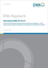 Merkblatt DWA-M 143-9 Sanierung von Entwässerungssystemen außerhalb von Gebäuden - Teil 9: Renovierung von Abwasserleitungen und