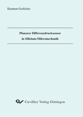 Planarer Differenzdrucksensor in Silizium-Mikromechanik