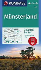 KOMPASS Wanderkarte Münsterland 1:50 000