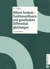 Höhere Analysis. Funktionentheorie und gewöhnliche Differentialgleichungen