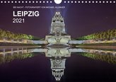 Leipzig - Fotografiert bei Nacht von Michael Allmaier (Wandkalender 2021 DIN A4 quer)