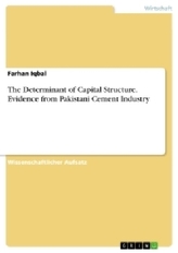 The Determinant of Capital Structure. Evidence from Pakistani Cement Industry