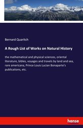 A Rough List of Works on Natural History