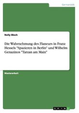 Die Wahrnehmung des Flaneurs in Franz Hessels \"Spazieren in Berlin\" und Wilhelm Genazinos \"Tarzan am Main\"
