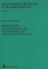 Betriebliche Altersversorgung und Wegfall der Geschäftsgrundlage