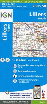 Lillers.Heuchin 1:25 000
