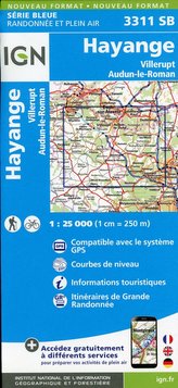 Hayange - Villerupt - Audun-le-Roman 1:25 000