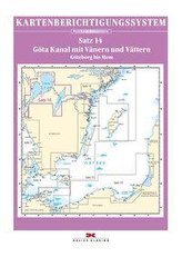 Berichtigung Sportbootkarten Satz 14: Götakanal mit Vänern und Vättern (Ausgabe 2020)