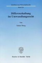 Differenzhaftung im Umwandlungsrecht.