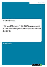 \"Divided Memory\": Die NS-Vergangenheit in der Bundesrepublik Deutschland und in der DDR