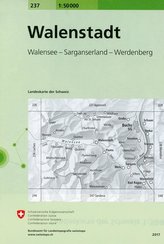 Swisstopo 1 : 50 000 Walenstadt