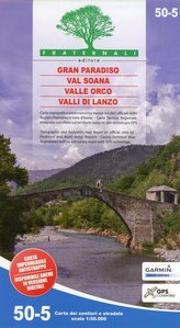 Gran Paradiso - Val Soana - Valle Orco - Valli di Lanzo 1 : 50 000