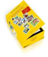 Postkartenbox 50 Tier-Briefmarken als Postkarten