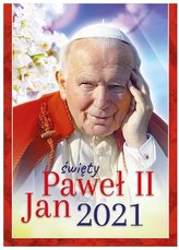Kalendarz 2021 Ścienny św.Jan Paweł II ekonomiczny