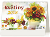 Kalendář stolní 2018 - Květiny
