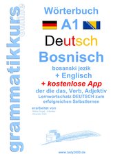Wörterbuch Deutsch - Bosnisch - Englisch Niveau A1