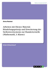 Arbeiten mit Dienes Material. Bündelungsprinzip und Erweiterung der Stellenwertsystems zur Hunderterstelle (Mathematik, 3. Klass