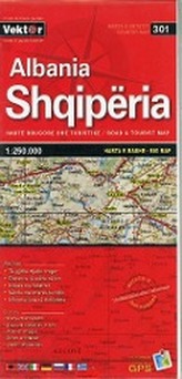 Albanien Große Straßenkarte 1 :  250 000  GPS