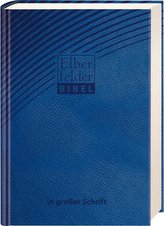 Elberfelder Bibel in großer Schrift - ital. Kunstleder blau