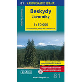 1: 50T (81)-Beskydy, Javorníky (turistická mapa)