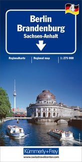 KuF Deutschland Regionalkarte 04 Berlin, Brandenburg 1 : 275 000