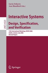 Interactive Systems Design, Specification, and Verification